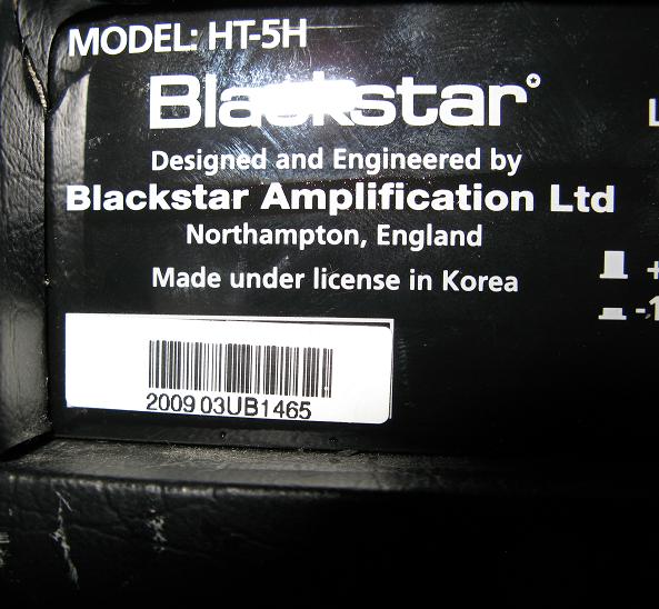 Blackstar HT-5 2009.JPG